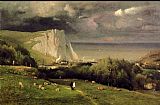 George Inness Famous Paintings - Etretat I